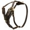 Elegant Y-shaped Leather Dog Harness for Effective Training and Pleasant Walking