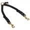 Dog Coupler Leash For Walking With Decoration Of Leather