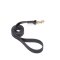 Black Waterproof dog Leash Made of Biothane