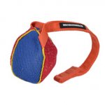 "Funny Play" French Linen Bite Tug for Puppies and Small dog - 3 x 4 inch (8 x 10 cm)