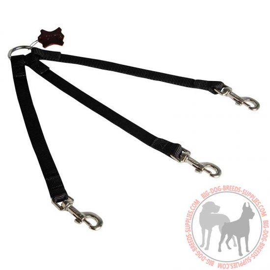 triple dog leash