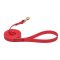 Red Waterproof dog Leash Made of Biothane