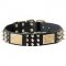 Exclusively Decorated Dog Collar Of Natural Leather