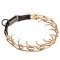 'Briar Patch' Dog Pinch Prong Collar with Click Lock Buckle of Curogan - 1/8 inch (3.2 mm)