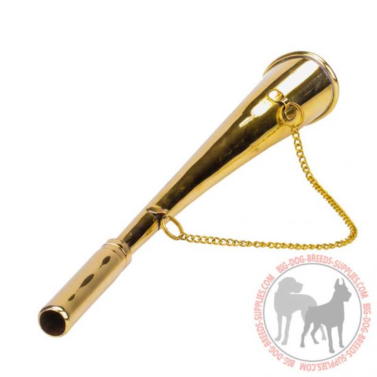 Pipy sound Dog Training Horn of Brass [DTE51105 59551 000 30 Dog