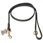 Stitched Leather Leash for Dog Training, Walking, Police Tracking and Patrolling