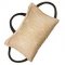 Fashion Jute Bite Pillow - 3 handle bite tug for young dogs
