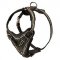 Hand painted Leather Dog Harness for Attack / Agitation Training