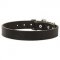 Comfortable Leather Dog Collar with Adjustable Buckle