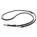 Leather Dog Leash with Stainless Steel Snap Hooks (Produced in Germany) - L1-13 mm