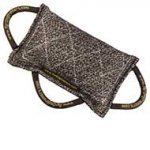 French Linen Bite Pillow with 3 Handles for Training Young Dogs