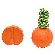 Bright Solid Rubber Dog Water Ball for Training and Playing