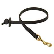 Training Pocket Leather Dog Leash