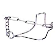 Quality Stainless Steel Show Dog Collar with Fur Saving Links - 1/9 inch (3 mm) link diameter