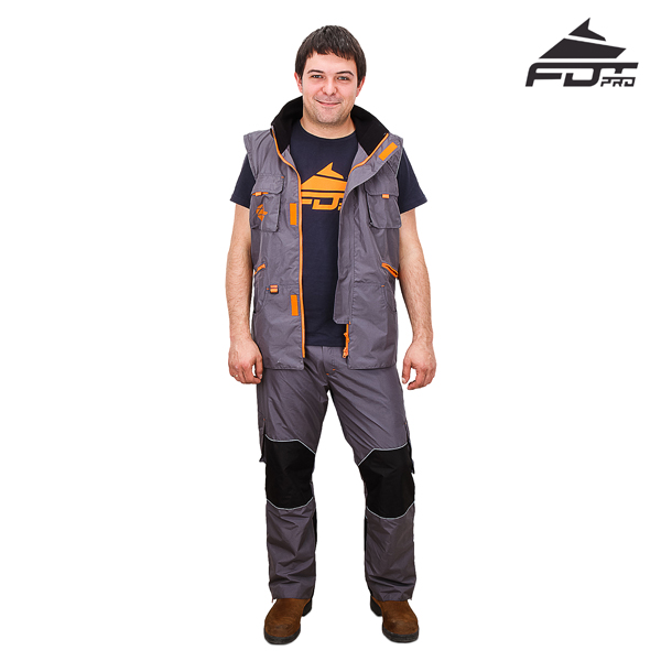 Everyday Use Dog Training Suit Grey Color from FDT Pro Wear