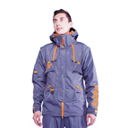 "Pro Jacket" Dark Grey Color with Orange Details for Stylish Dog Trainers