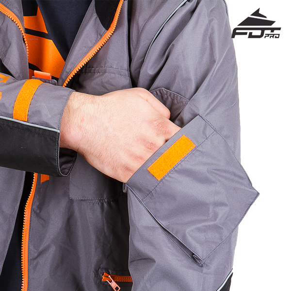 Useful Sleeve Pocket on Pro Design Dog Tracking Jacket