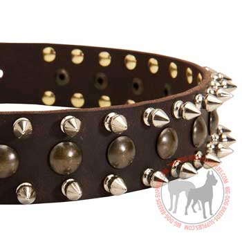 Dog leather collar durable tool