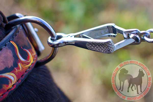 Nickel Plated Dee Ring to Connect with Dog Leash