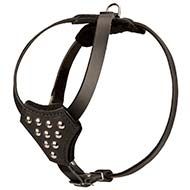 Lightweight Dog Puppies Leather Harness for Walking and Training
