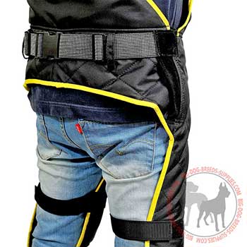 Nylon Apron Jumpsuit with Velcros