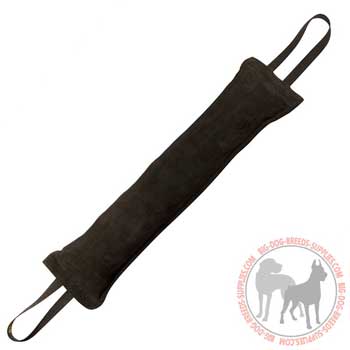 Dog bite tug leather non-toxic stuffing