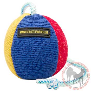 French linen training dog toy 