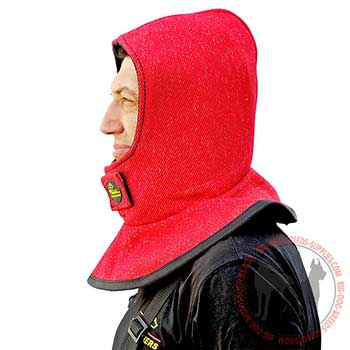 French Linen Head Protection for Bite Training