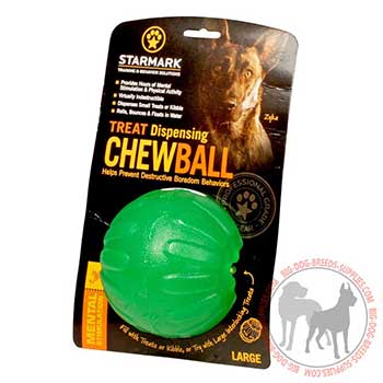 Canine Rubber Kibble Dispenser for Long Mealtime
