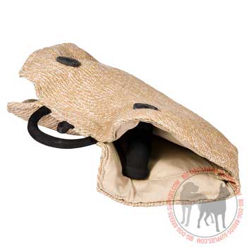 Revolutionary jute bite pad with 3 handles