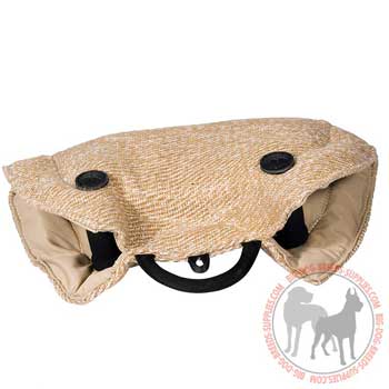 Jute dog bite pad for bite for training