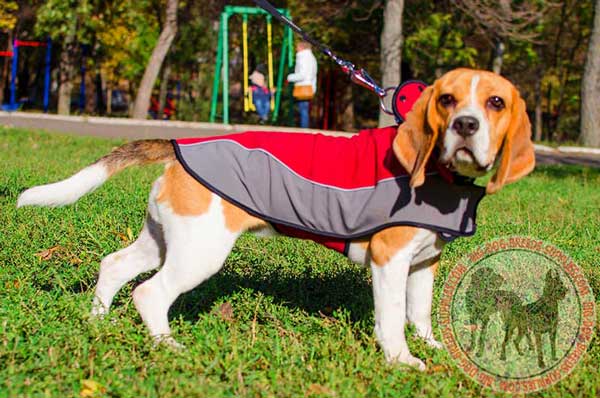 Strong Nylon Coat with Anti-Wind Collar 