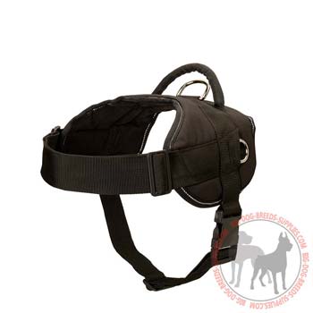 Reflective dog nylon harness