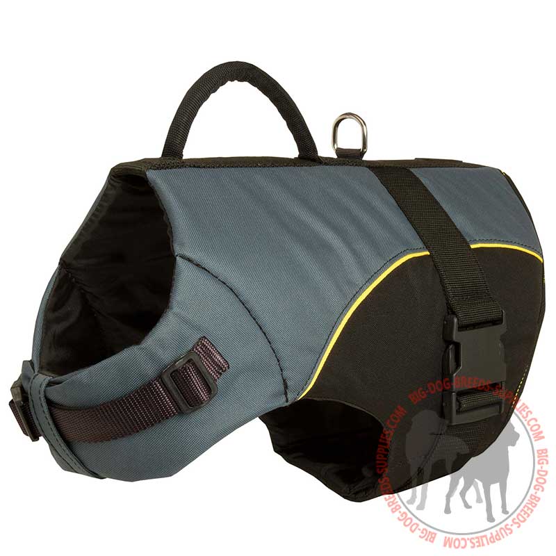 Warming Nylon Vest-like Dog Harness For Rehabilitation