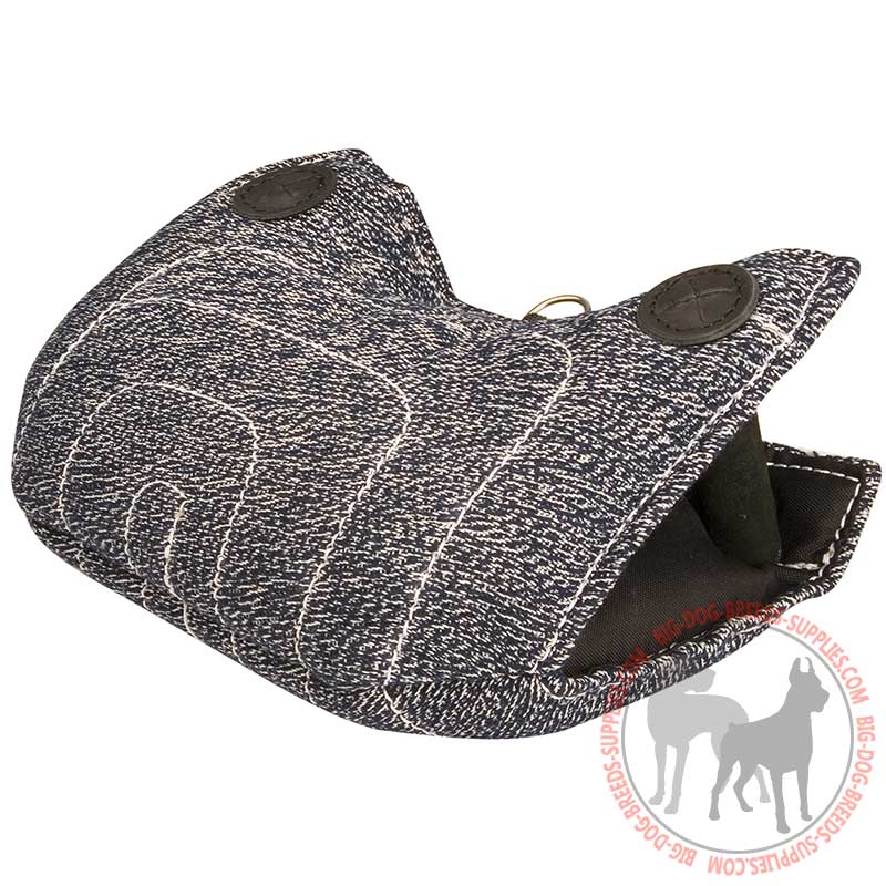 French Linen Bite Builder for Training Full Mouth Bite Grip in Puppies