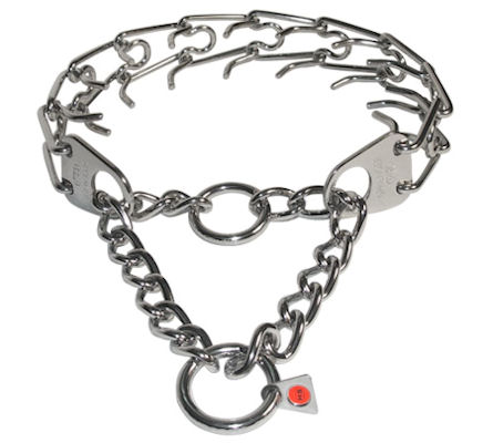 Large Herm Sprenger Steel Force Pinch Collars 20 inch for Mastiff