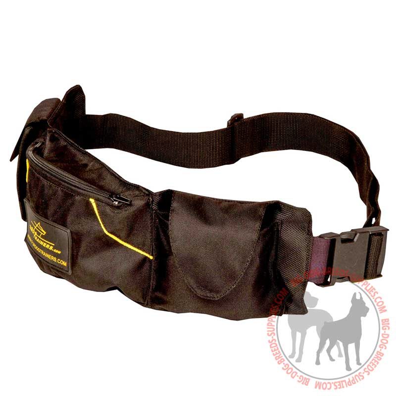 "Swift Reward" Nylon Dog Training Pouch with Comfy Pockets - Click Image to Close