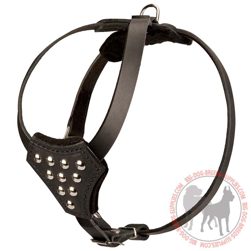Lightweight Dog Puppies Leather Harness for Walking and Training