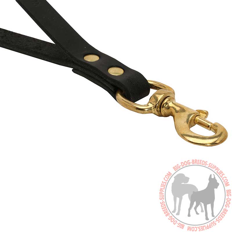 Buy Short Leather Dog Leash | Training Pull Tab | Easy Control