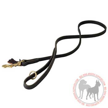 Tracking Leather Canine Leash