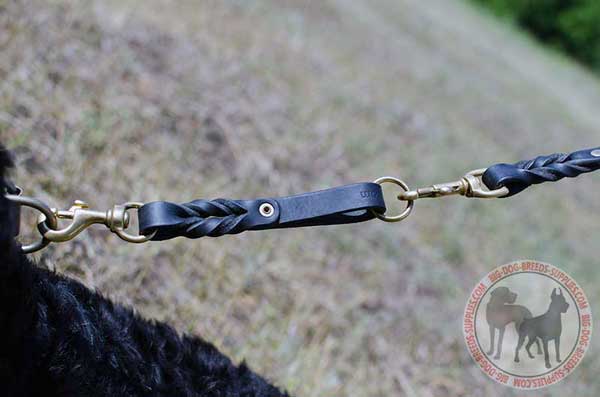 Dog Leash Short Pull Tab with Floating O-Ring