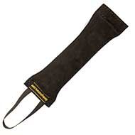 Leather Dog Bite Tug Toy with 1 handle